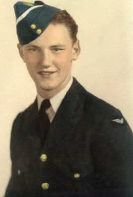 Flight Sergeant John Ernest Fitzgerald, Air Gunner, photo from The Canadian Letters and Images Project