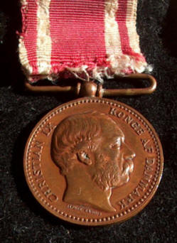 Medalje for deltagelse i krigen 1864.